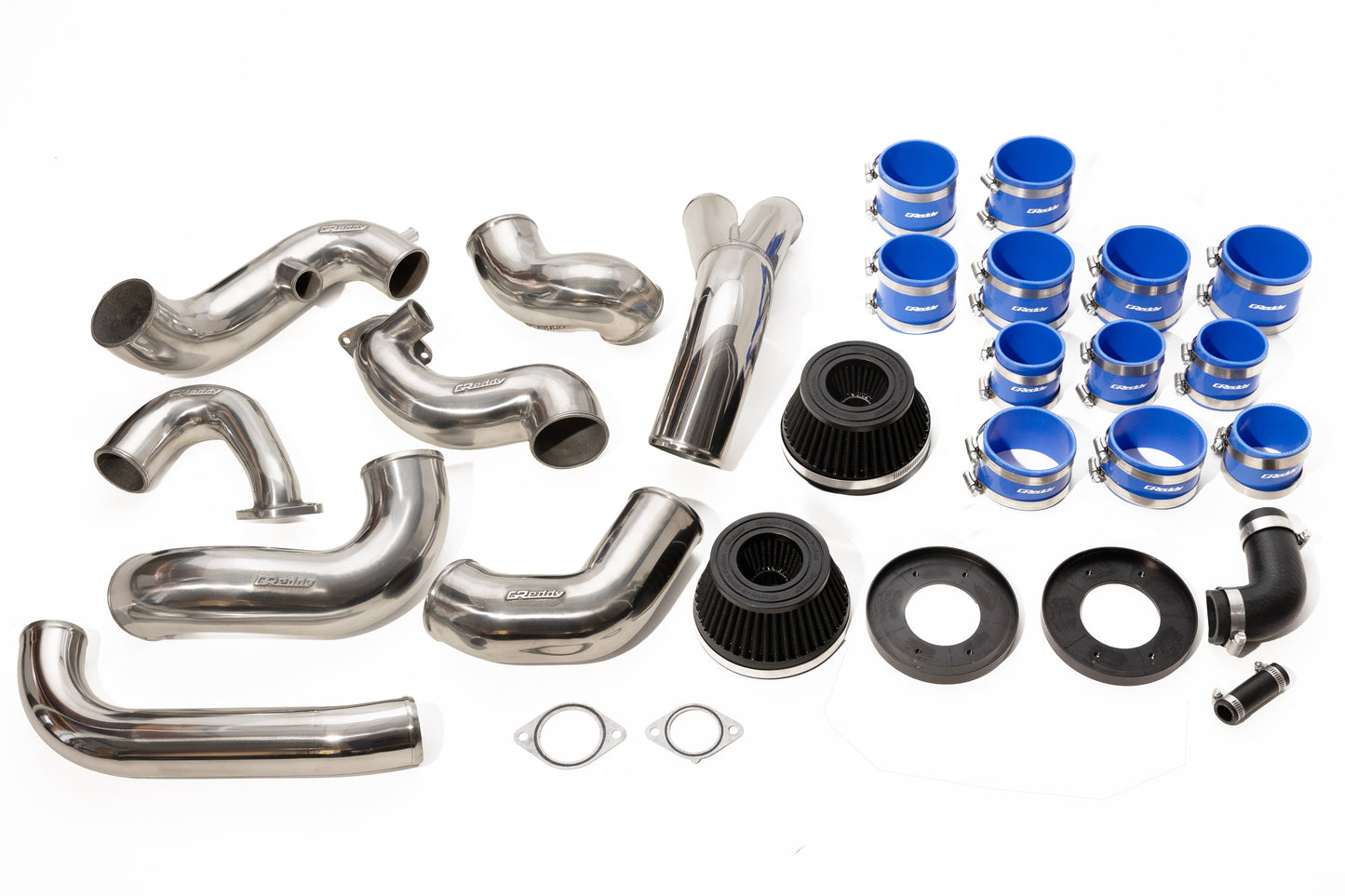 GReddy 95-02 Nissan Skyline GT-R BCNR33/BNR34 Twin Airinx AY-S Intake Kit w/ 80mm Z32 Airflow Meters