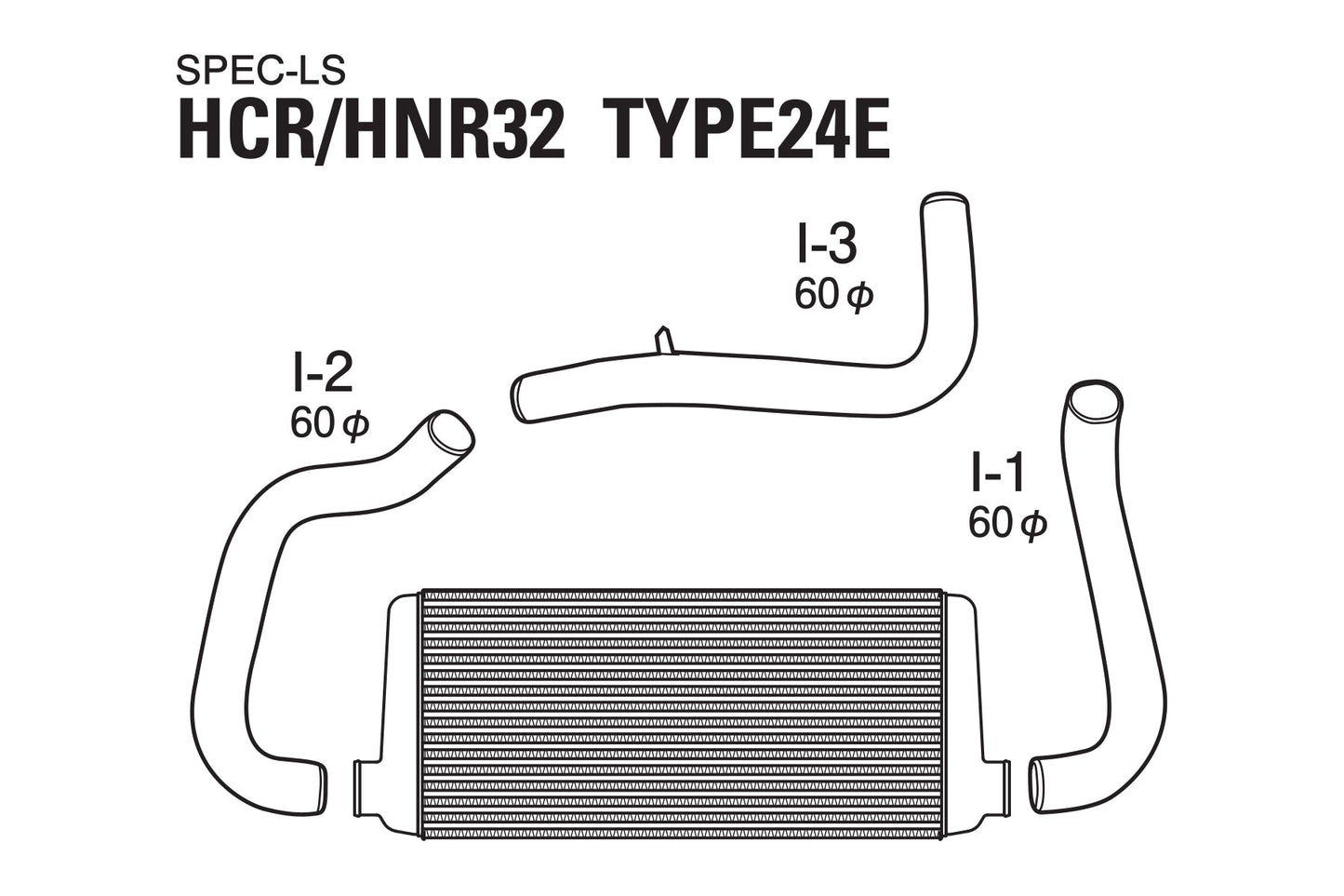 GReddy Nissan HCR32/HNR32 LS T-24 Intercooler Kit