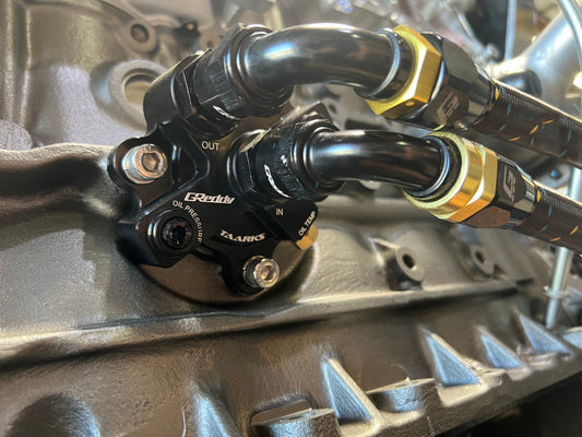 GReddy 1989-2002 Nissan Skyline GT-R X Taarks RB26 Bolt-On Oil Block Adapter