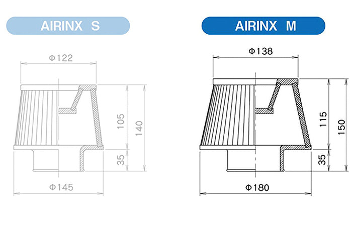 GReddy Universal Airinx M #80