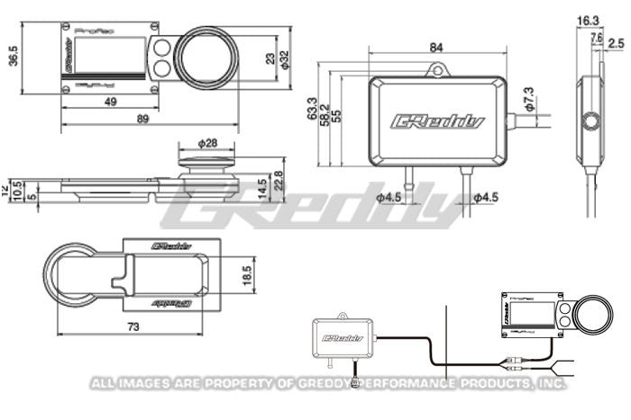 GReddy PRofec Electronic Boost Controller - Amber OLED