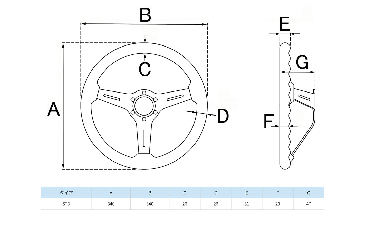 GReddy Sports Steering Wheel - Carbon
