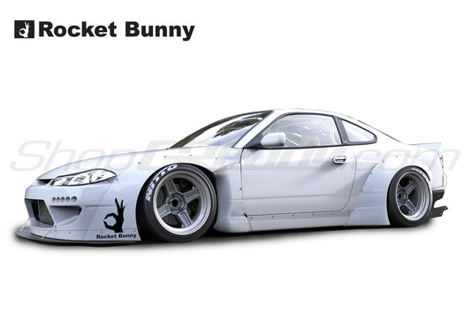 GReddy X Rocket Bunny S15 Front Fenders for 1999-2002 Nissan Silvia