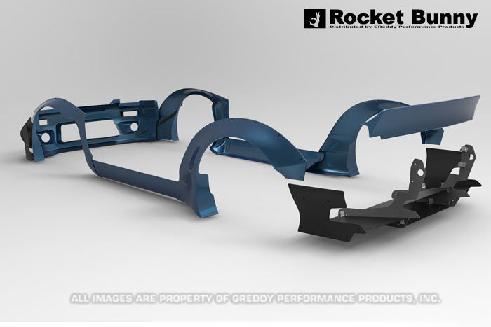 GReddy 89-93 Nissan Silvia 2Dr Rocket Bunny (RPS13) Rear Diffuser **Must Ask/Call to Order**