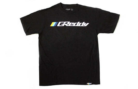 GReddy OG Logo Tee (w/ Three Stripes) - Black 2X-Large