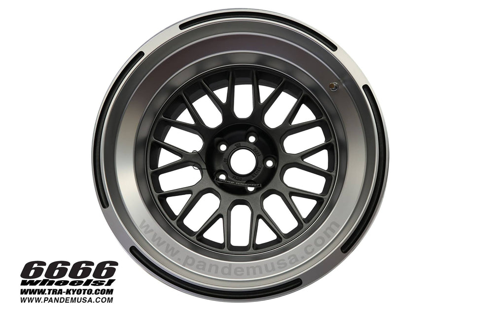GReddy Pandem 6666 Wheels 18x9.5 -30 5-114.3 Gunmetal