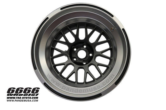 GReddy Pandem 6666 Wheels 18x9.5 -30 5x114.3 Gunmetal