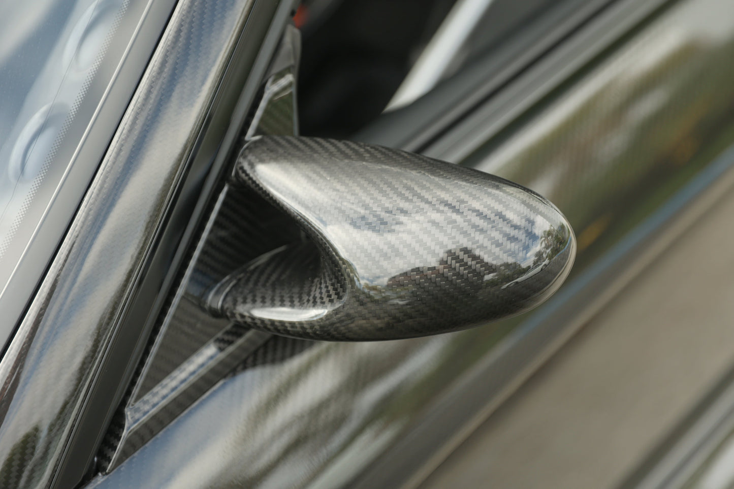 GReddy Garage 89-94 Nissan Skyline GT-R Carbon Side Mirror R32 Set