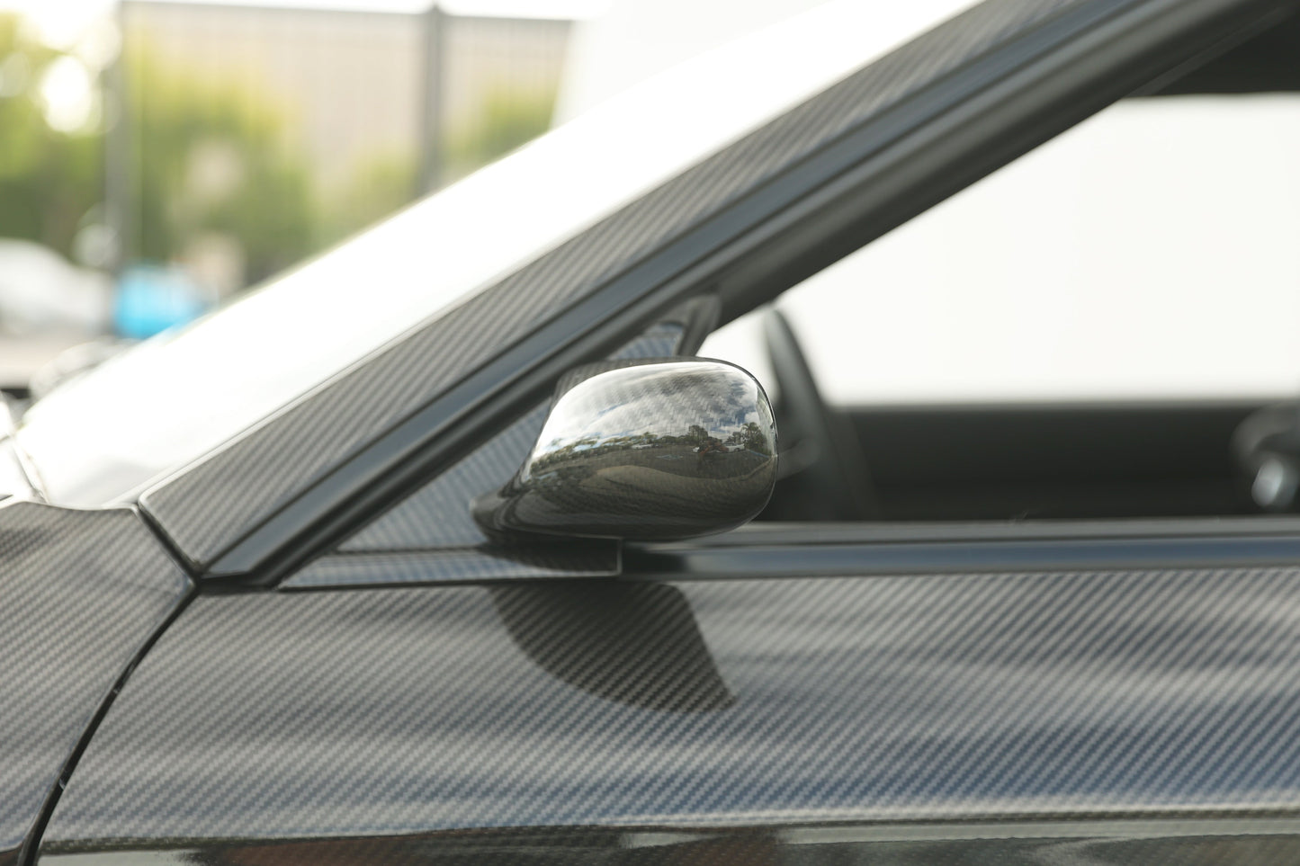 GReddy Garage 89-94 Nissan Skyline GT-R Carbon Side Mirror R32 Set