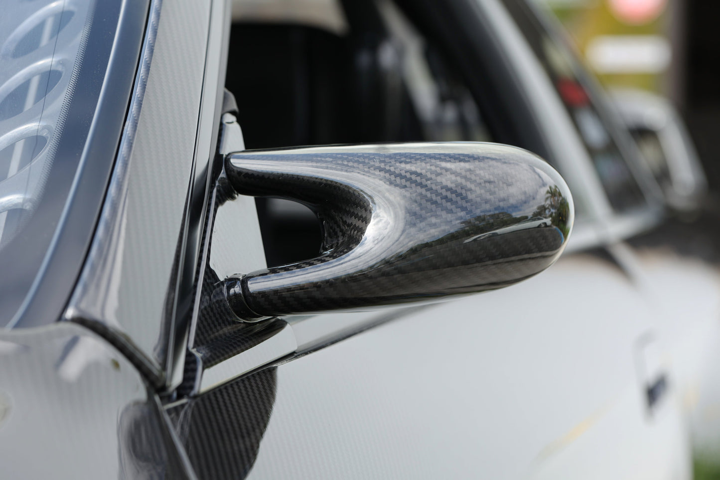 GReddy Garage 89-94 Nissan Skyline GT-R Carbon Side Mirror R32 Set