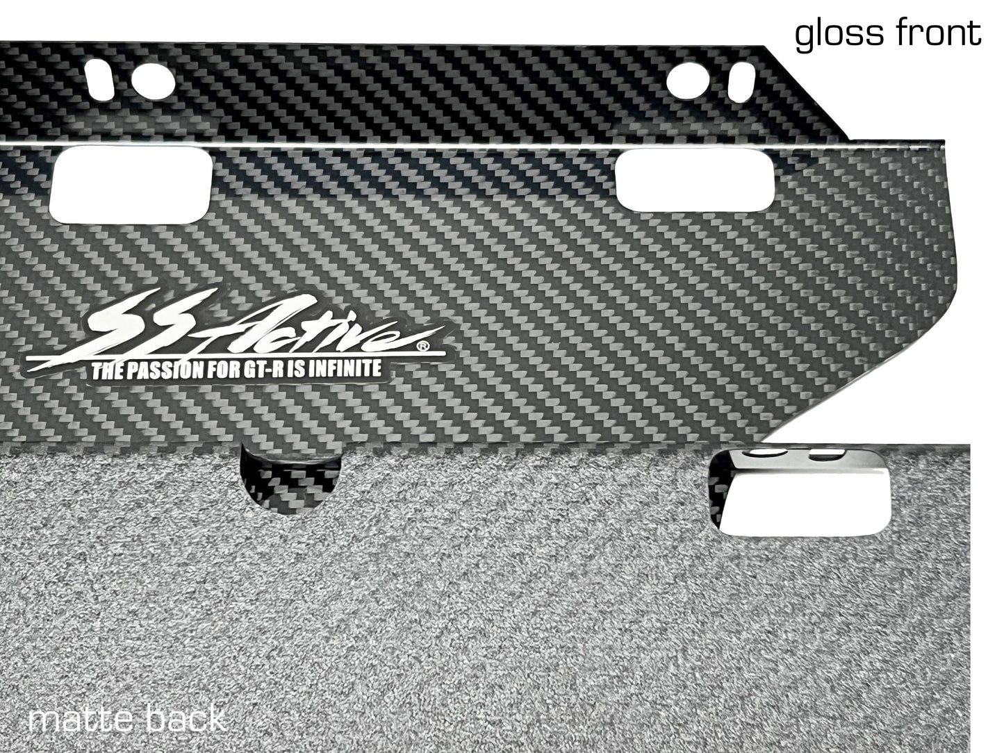 GReddy Garage 99-02 Nissan Skyline GT-R Carbon Cooling Panel R34