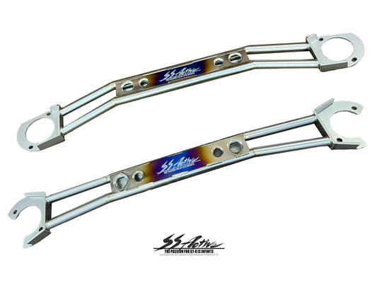 GReddy Garage 95-98 Nissan Skyline GT-R Front Tower Bar R33