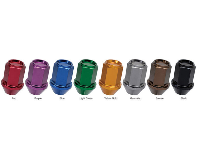 Project Kics 12x1.50 Black Leggdura Racing Shell Type Lug Nut - 1pc | J-Spec Garage