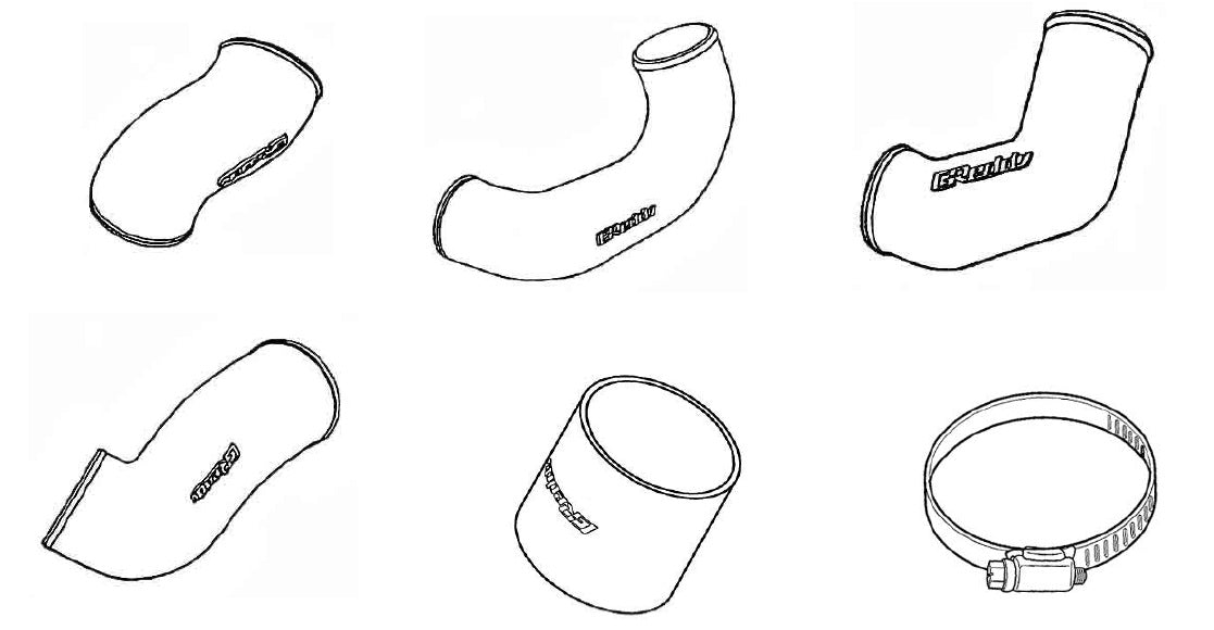 GReddy Aluminum Intake Pipe Set for BCNR33 Skyline