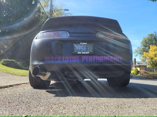 Black Lotus True 4" Titanium Exhaust for Supra MKIV 93-98
