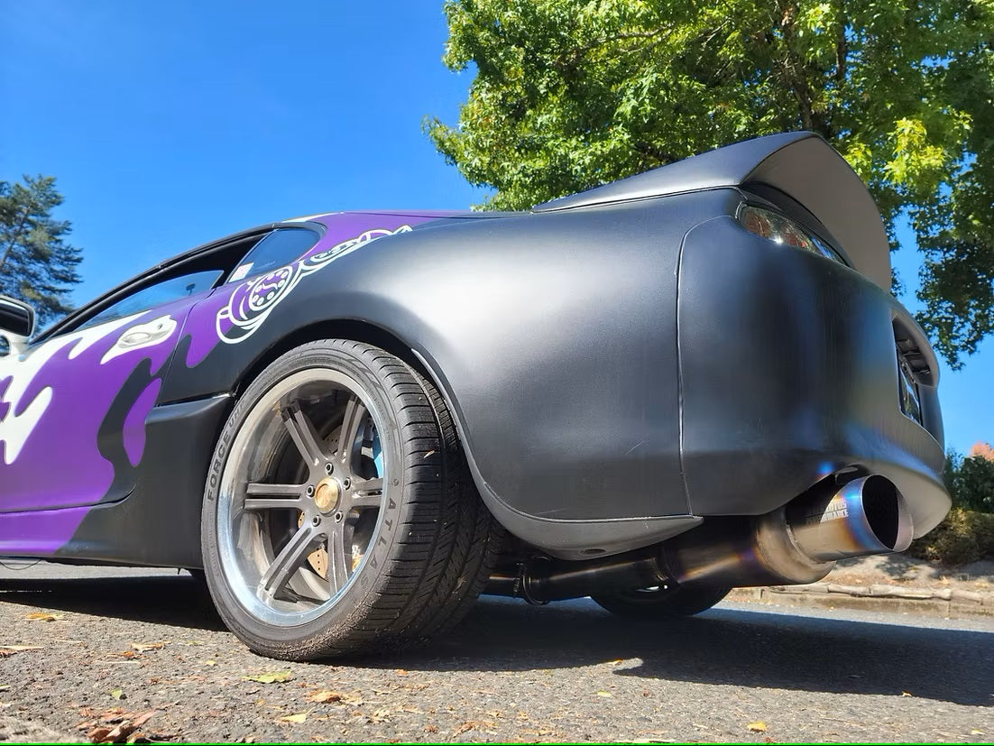 Black Lotus True 4" Titanium Exhaust for Supra MKIV 93-98