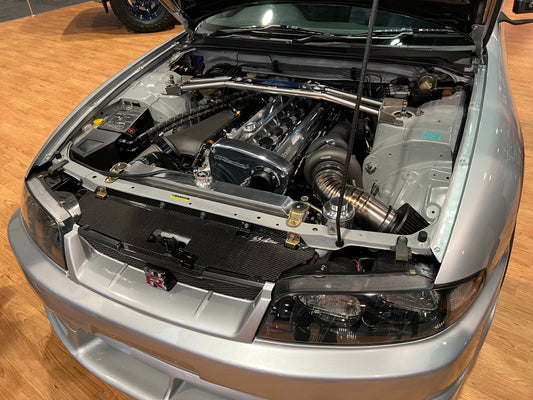 GReddy Garage 95-98 Nissan Skyline GT-R Carbon Cooling Panel R33