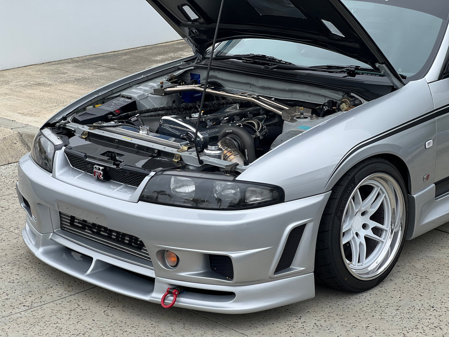 GReddy Garage 89-94 Nissan Skyline GT-R Front Tower Bar R32
