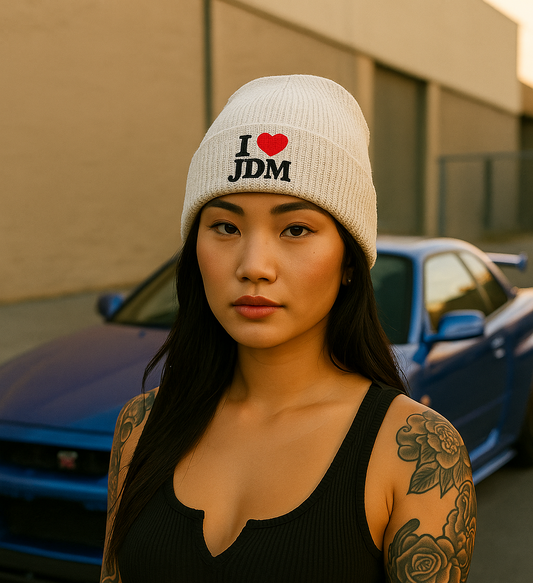 I ❤️ JDM Beanie – Cold Weather, Clean Style