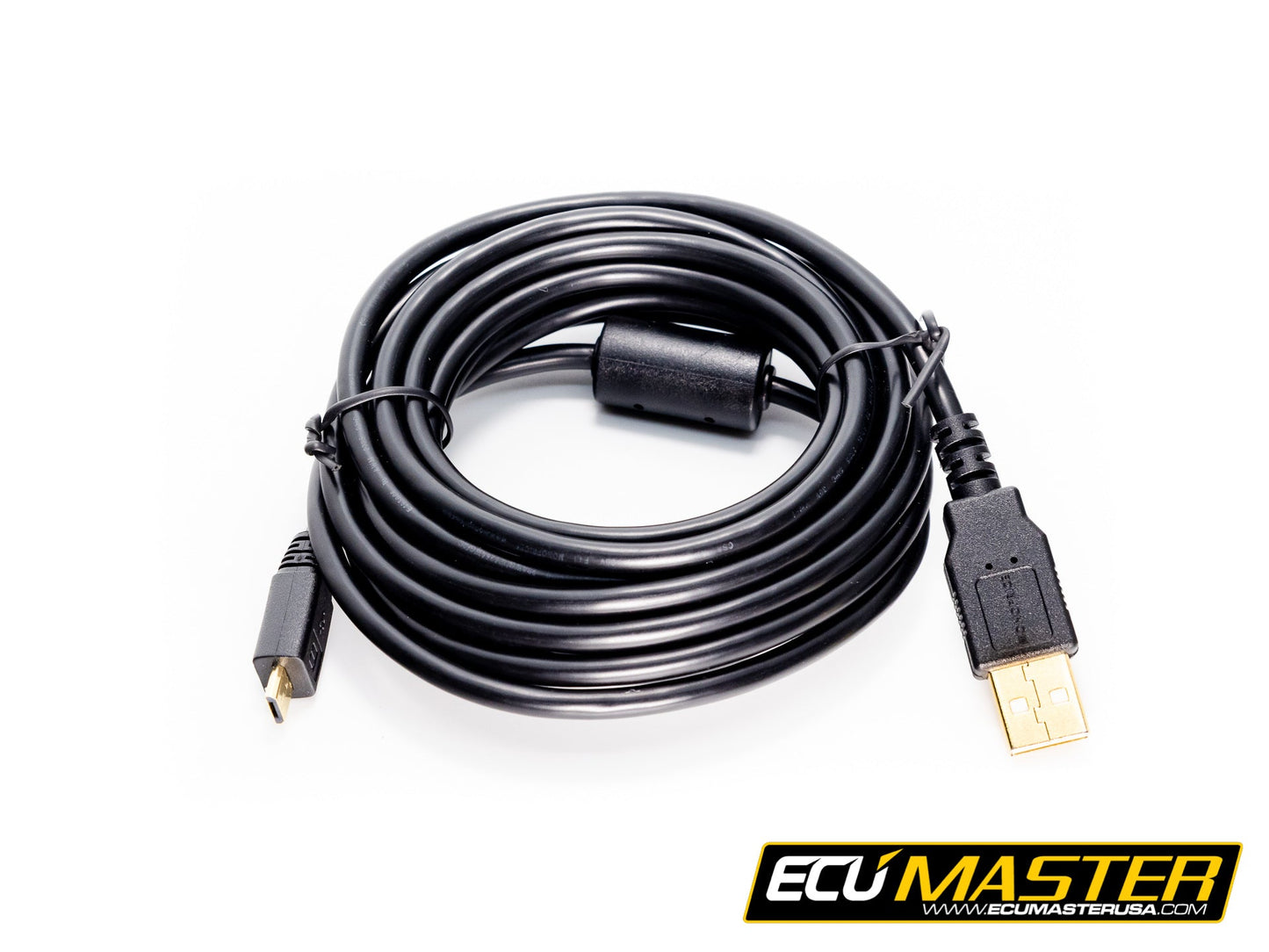 EMU Black USB-A to Micro USB Male-Male Cable