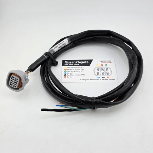 DBW Pedal Harness (Nissan/Lexus/Toyota) - 6ft Unterminated