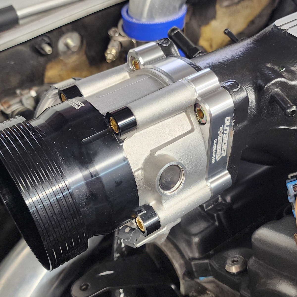 Outsider Garage Mitsubishi 6G72 VR4 DBW Adapter — view 4 | J-Spec Garage