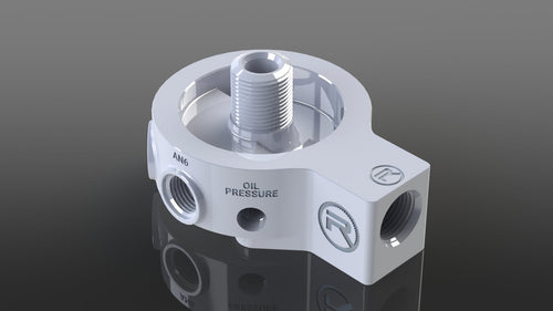 RaceOnly FD RX7 Billet Oil Filter Pedestal — J-Spec Garage exclusive US distributor
