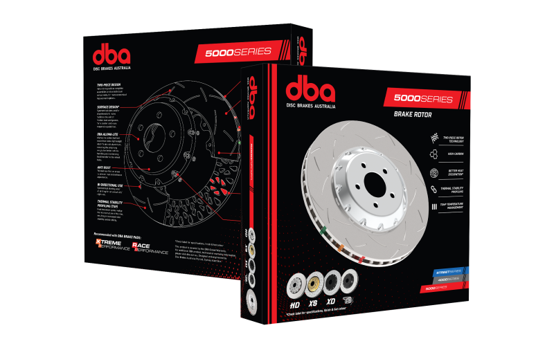 DBA performance brake rotors and pads