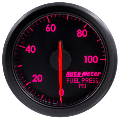 Autometer Airdrive 2-1/6in Fuel Pressure Gauge 0-100 PSI - Black | J-Spec Garage