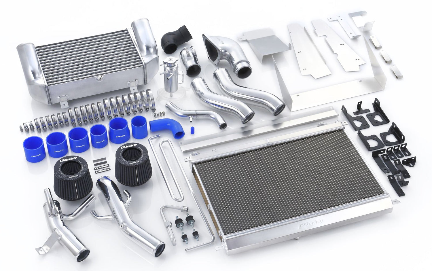 GReddy 92-02 Mazda RX-7 V-Mount I/C Ver. 2 w/o Breather Tank Radiator Kit