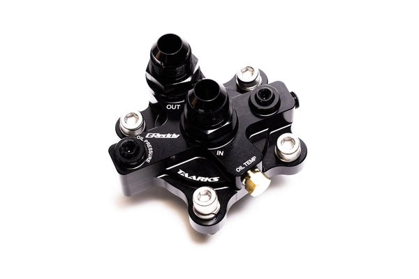 GReddy 1989-2002 Nissan Skyline GT-R X Taarks RB26 Bolt-On Oil Block Adapter