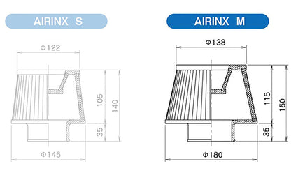 GReddy Universal Airinx M #100