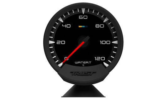 GReddy Sirius Meter - Water Temp 0/120 (Deg.C) 74mm Analog Gauge (w/Water Temp Sensor & Harness Set)