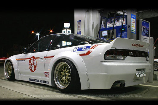 GReddy 89-93 Nissan 240SX 2Dr Rocket Bunny F&R Works Fender Flares V.1-FRP *Must Check Availability*