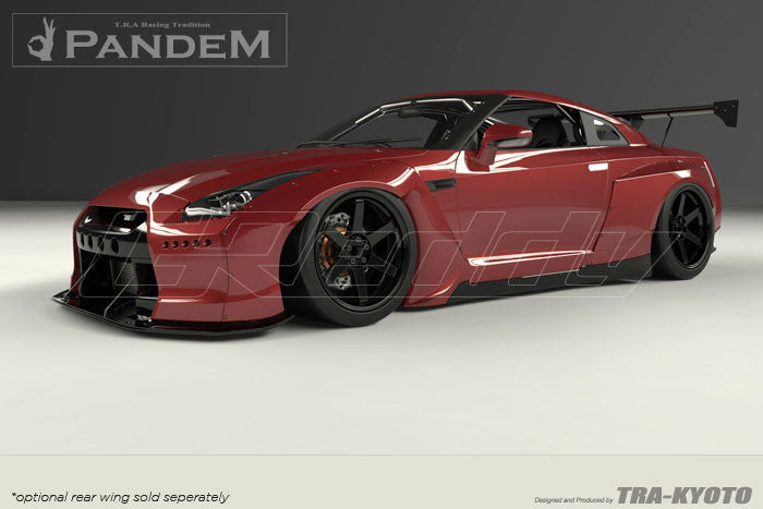 GReddy 09+ Nissan GT-R R35 Full Rocket Bunny Wide-Body Aero Kit w/ Wing