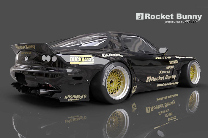 GReddy X Rocket Bunny FD3S V2 Side Skirts Set