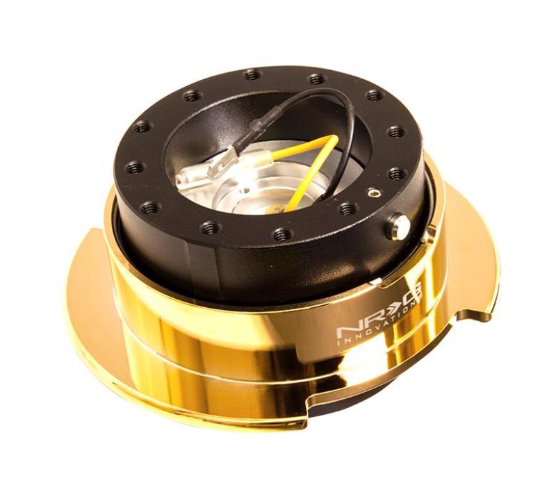 NRG Quick Release Kit Gen 2.5 - Black Body / Chrome Gold Ring | J-Spec Garage