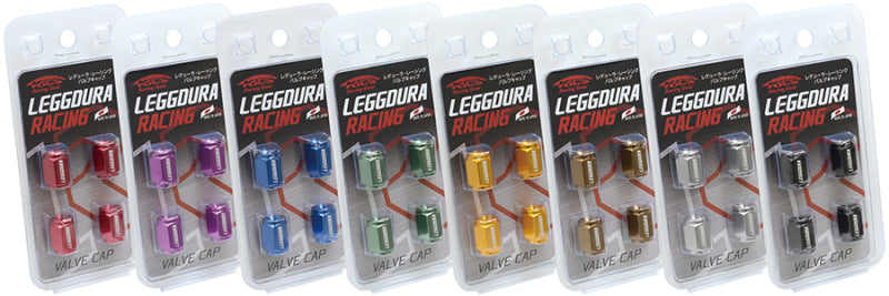 Project Kics Leggdura Racing Valve Cap Set Red | J-Spec Garage