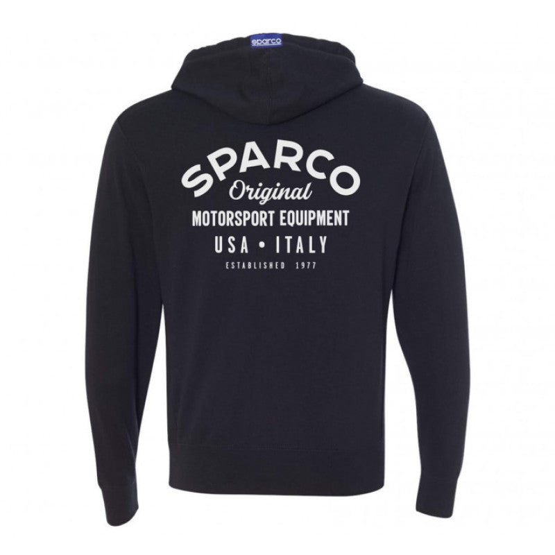 Sparco Garage zip sweatshirt black Medium