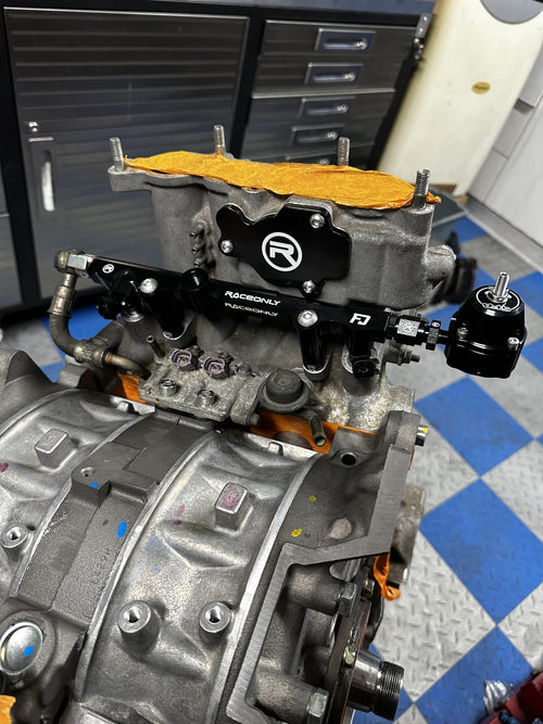 RaceOnly FD 13B-REW Secondary Rail Step-Up Kit — FD RX-7 Fuel System | J-Spec