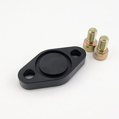 Outsider Garage Nissan RB26 Rear Turbo Oil Drain Block-Off — view 2 | J-Spec Garage