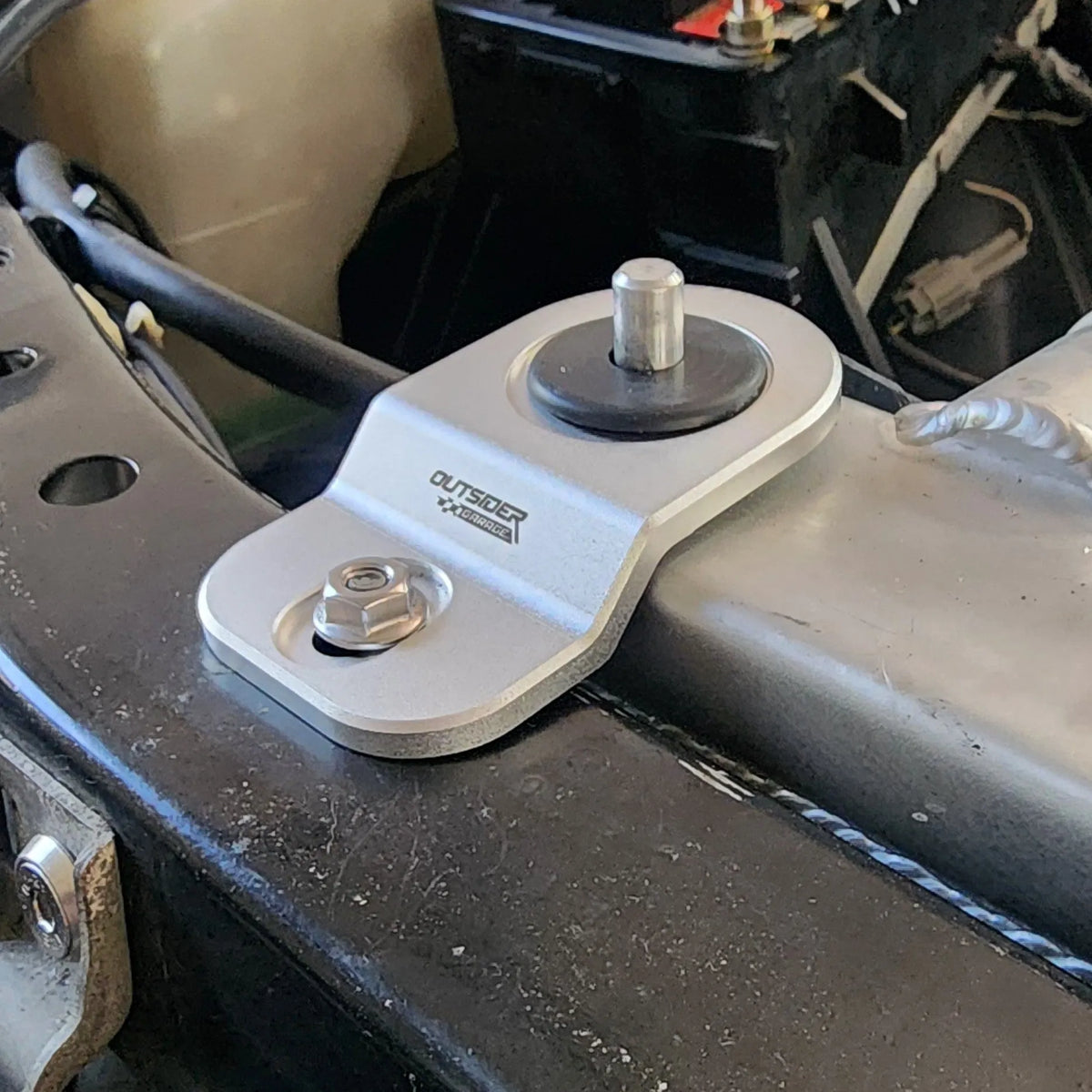 Outsider Garage Nissan R-Chassis Top Radiator Mounts — view 3 | J-Spec Garage
