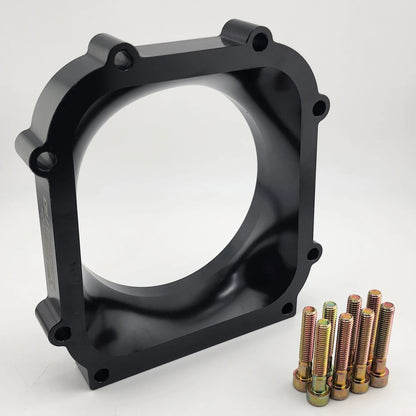 Outsider Garage Toyota 2JZ Gato to Hellcat DBW Throttle body Adapter — view 2 | J-Spec Garage