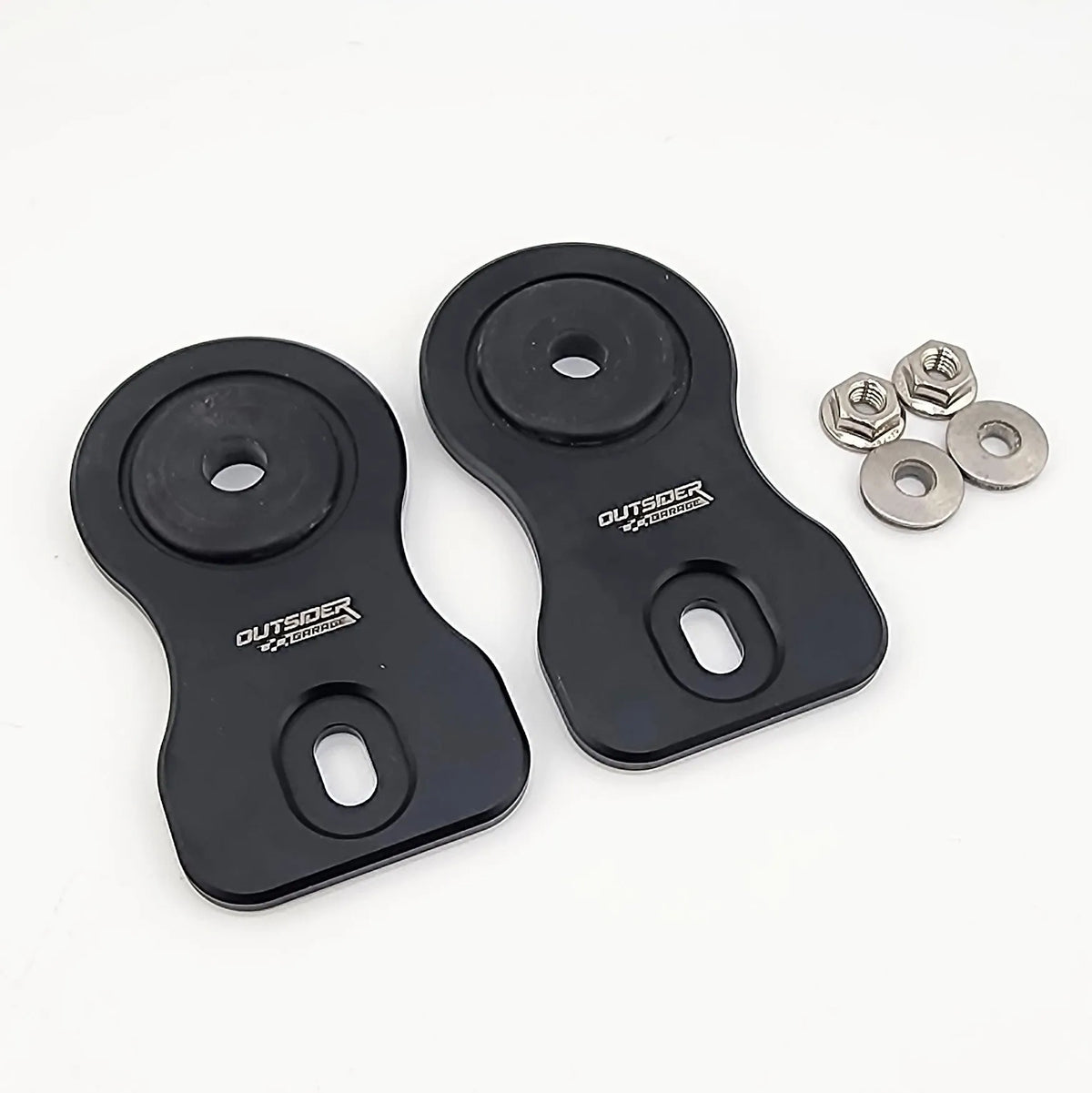 Outsider Garage Nissan R-Chassis Flat Top Radiator Mounts — view 2 | J-Spec Garage