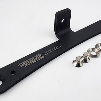 Outsider Garage JDM to US License plate adapter bracket with Camera Mount — view 4 | J-Spec Garage