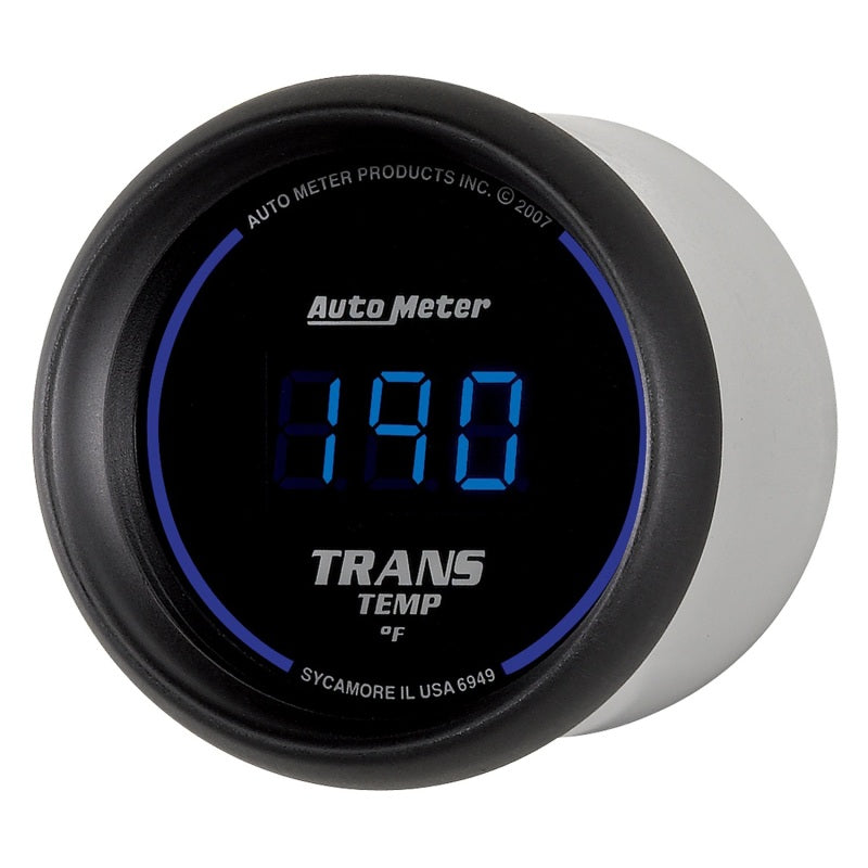 Autometer 52.4mm Black Digital Trans Temperature Gauge — view 2 | J-Spec Garage