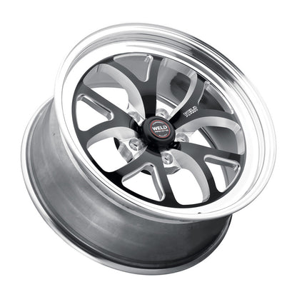 Weld S76 15x10.33 / 5x4.75 BP / 6.5in. BS Black Wheel (Low Pad) - Non-Beadlock — view 2 | J-Spec Garage