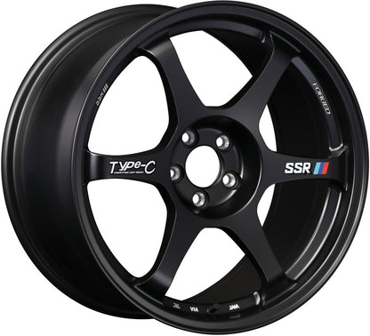 SSR Type-C Forged 18x9.5 +38 5/114.3 - Sprint Black Wheel — view 2 | J-Spec Garage