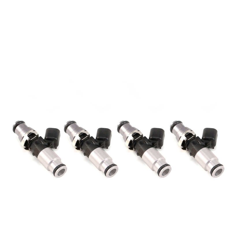 Injector Dynamics 2600-XDS Injectors - 60mm Length - 14mm Top - 14mm Bottom Adapter (Set of 4) | J-Spec Garage