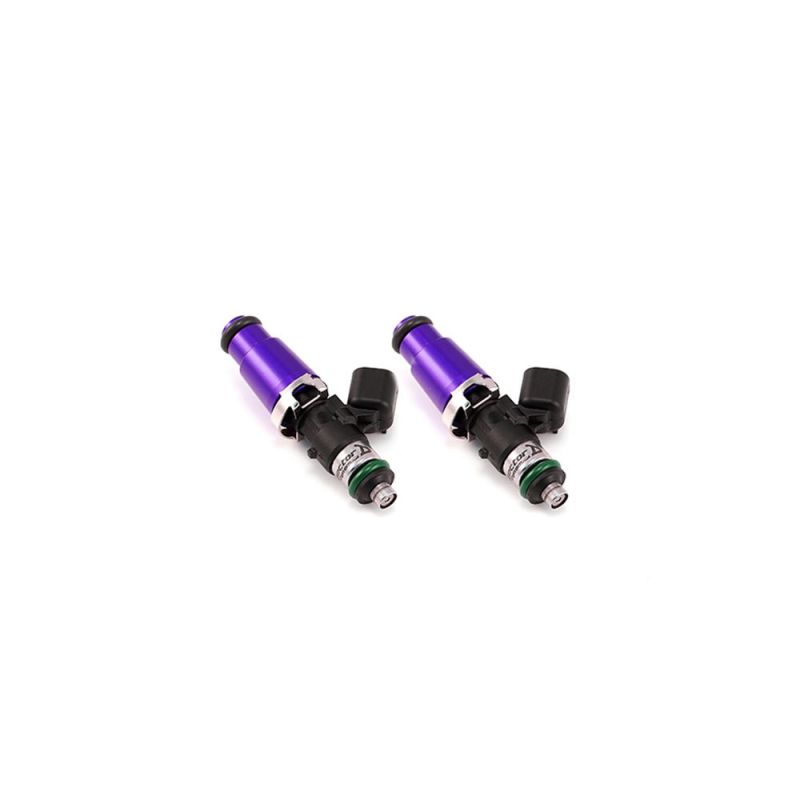 Injector Dynamics 2600-XDS Injectors - 60mm Length - 14mm Purple Top - 14mm Lower O-Ring (Set of 2) | J-Spec Garage